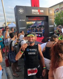 Павел Карпов - финиш Ironman Italy