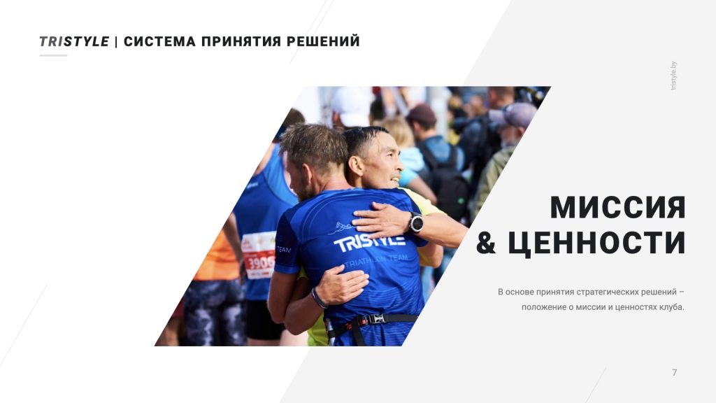 Миссия и ценности Tristyle